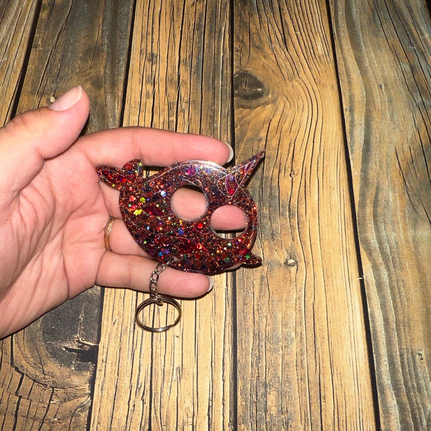 Resin Self Defense Keychains