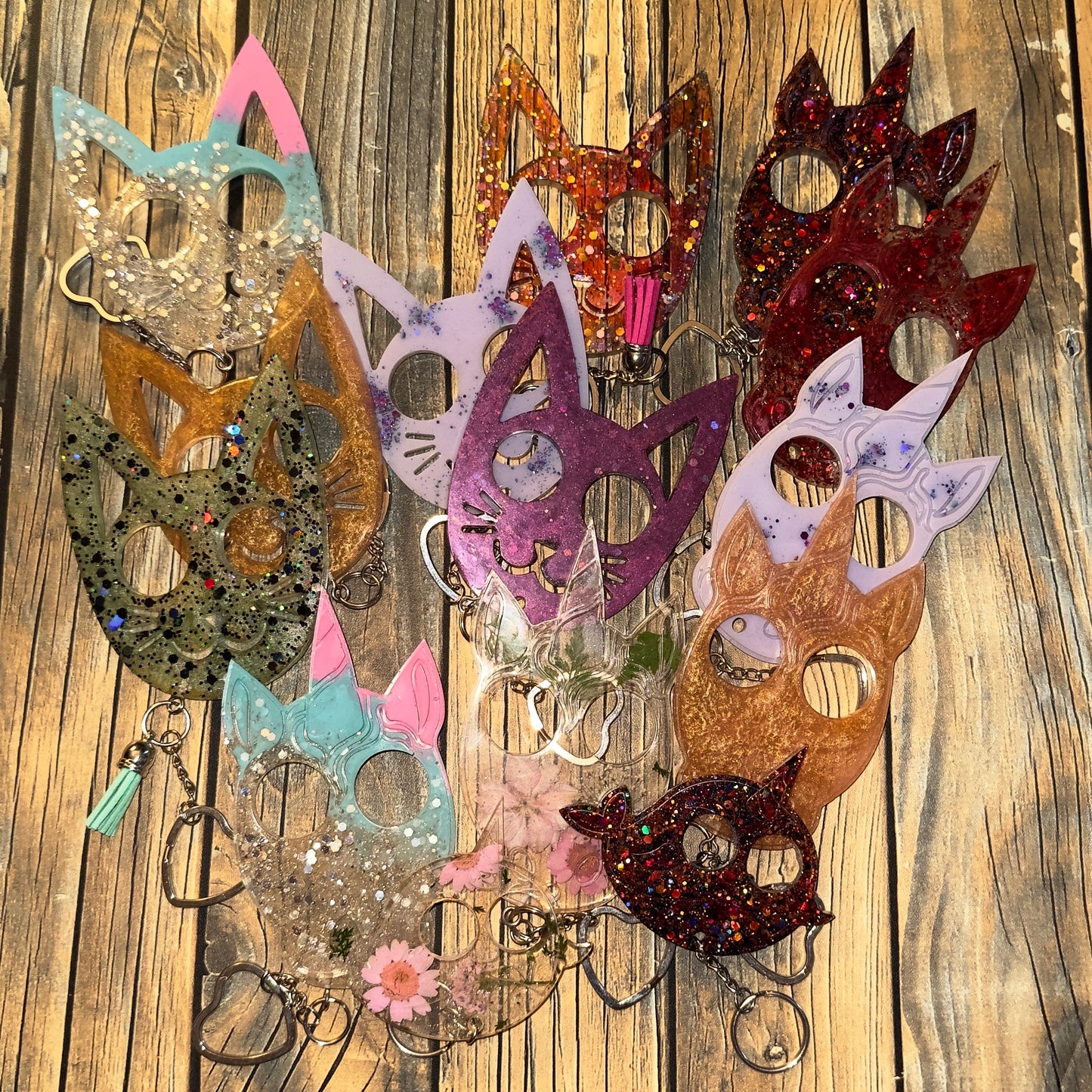 Resin Self Defense Keychains