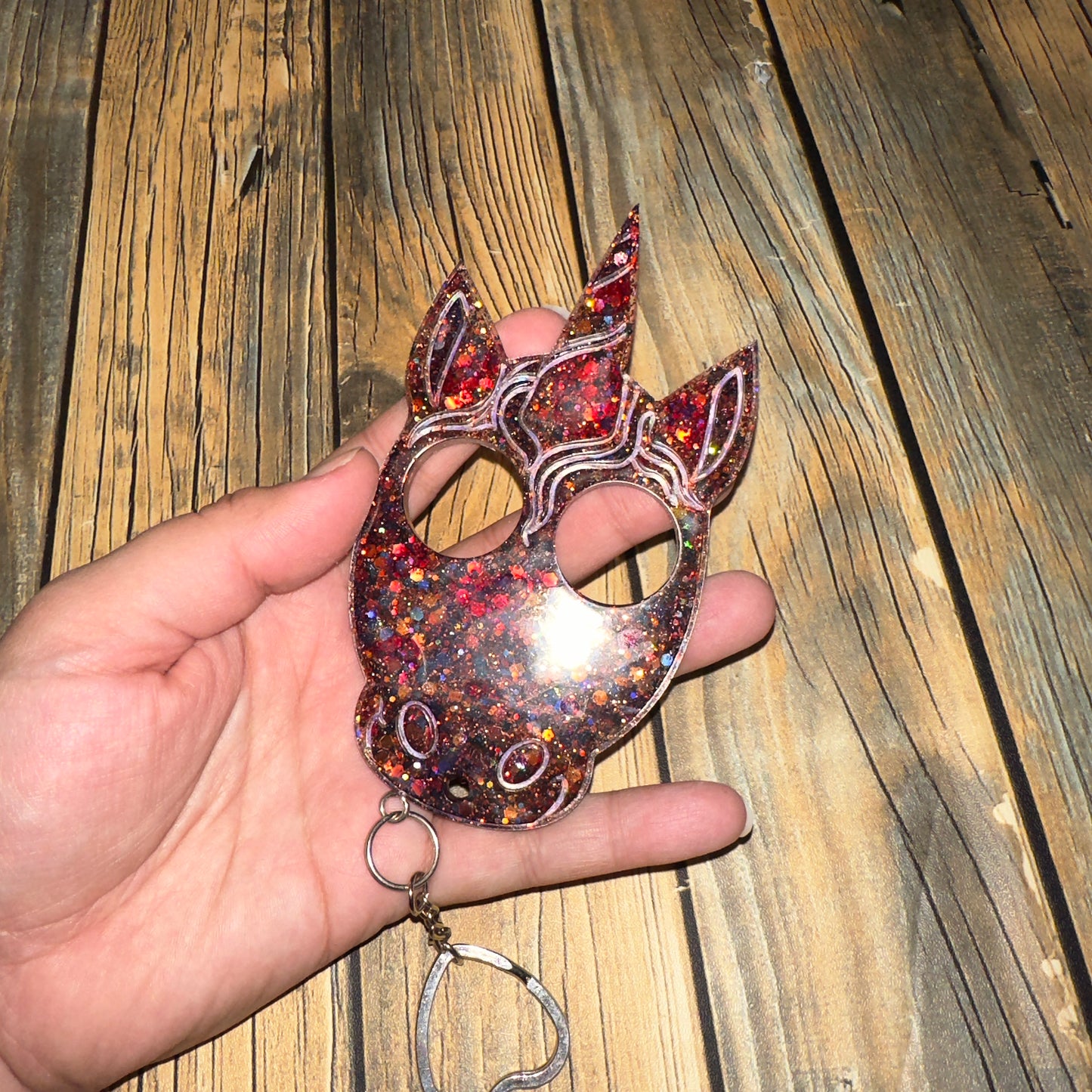 Resin Self Defense Keychains