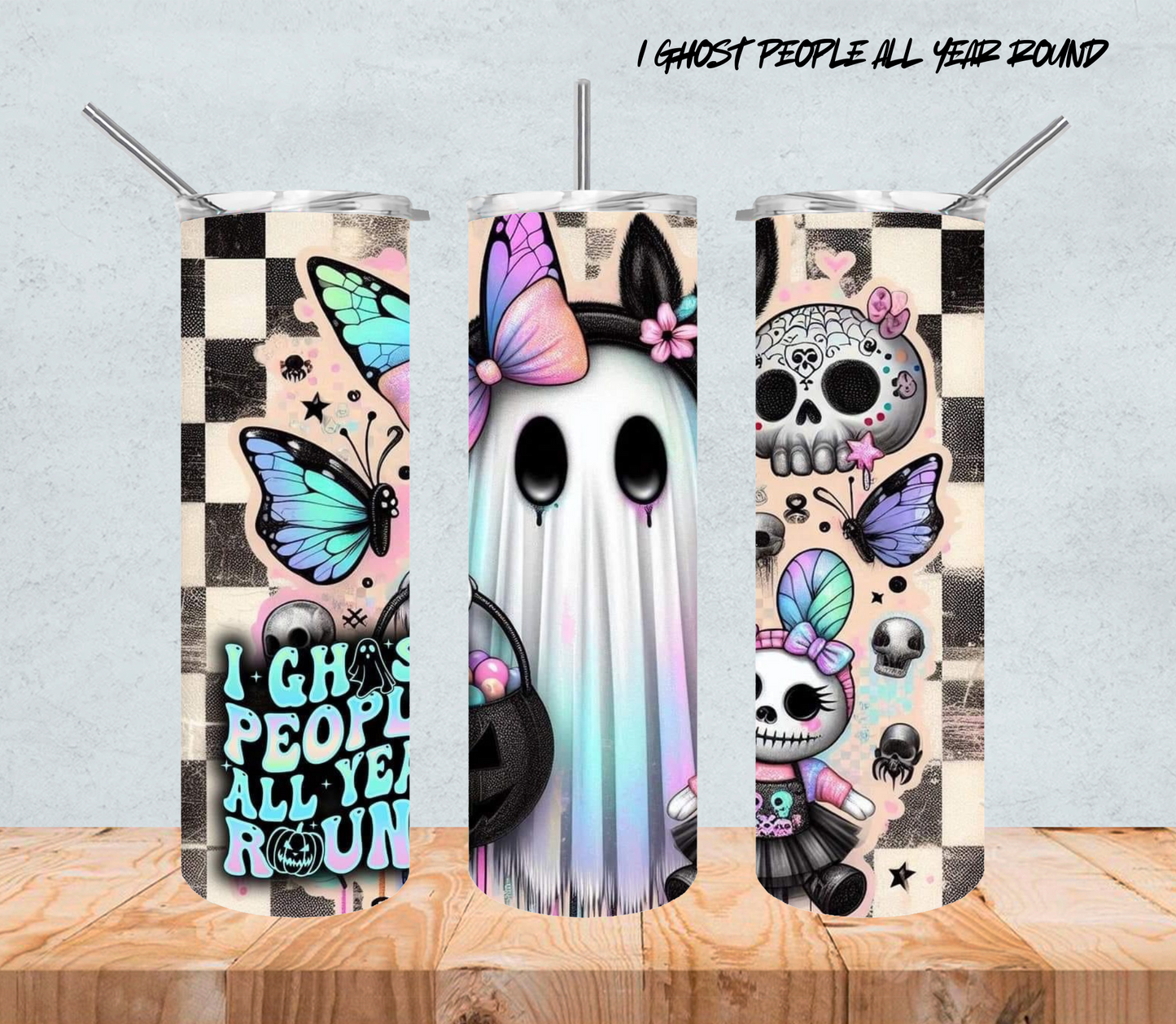 Ghosting 20oz tumbler