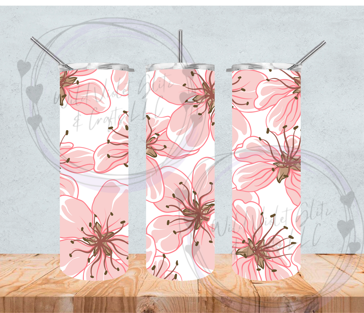 Cherry Blossom 20oz Tumbler