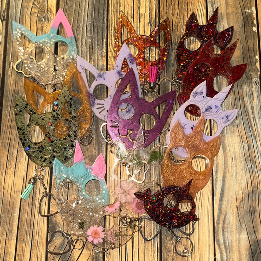 Resin Self Defense Keychains