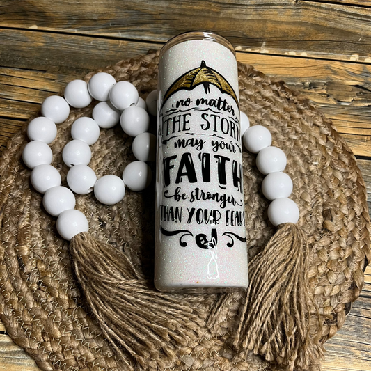 Faith over Fear 20oz Stainless Steel Tumbler