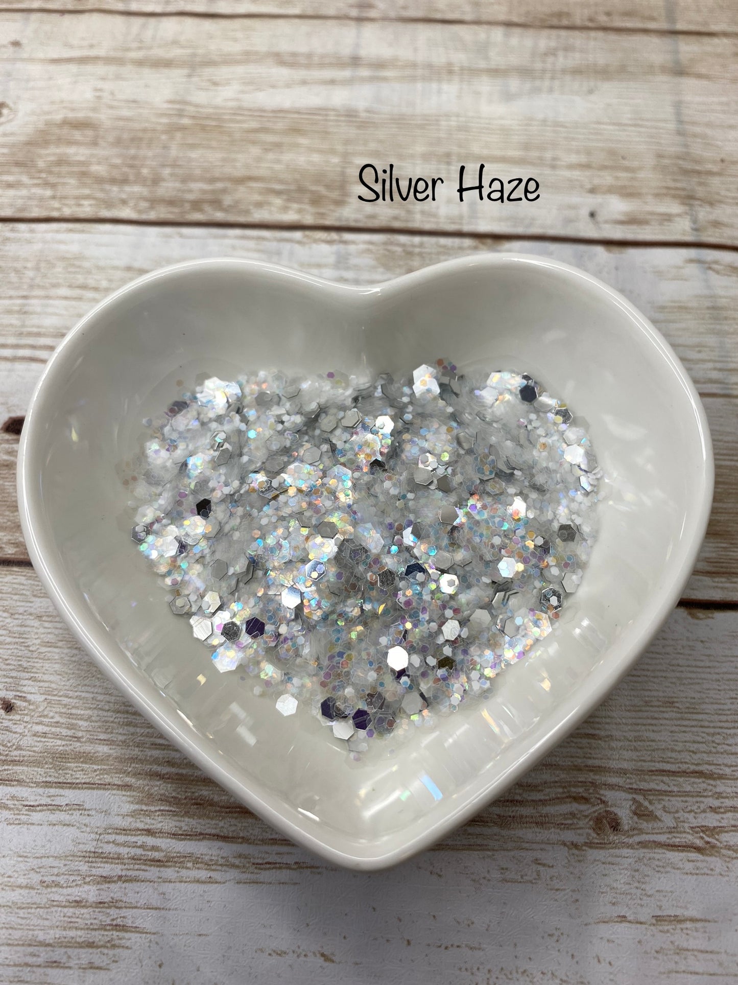 Silver Haze Chunky Glitter